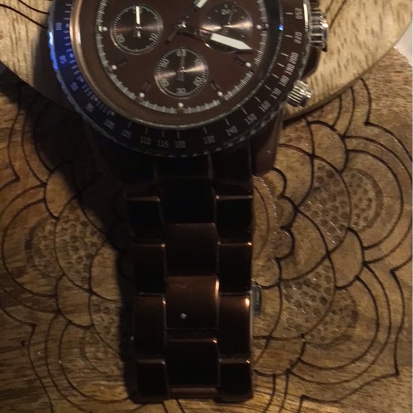 Bronze Fossil Watch - Seize 6 inches or less - Picture 2 of 4